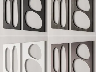 177 other decoration 01 decorative wall art 01 3D model