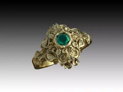 Mythos Aureum Ring 3D print model