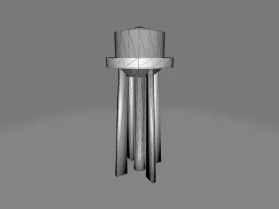 Water Tover 3D model