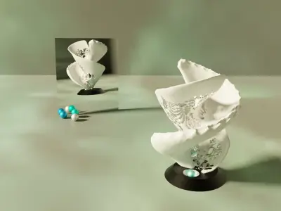 Decoration Blender Light  Free 3D model
