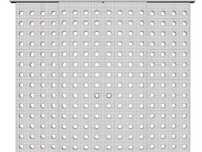 sliding door partition 3D model