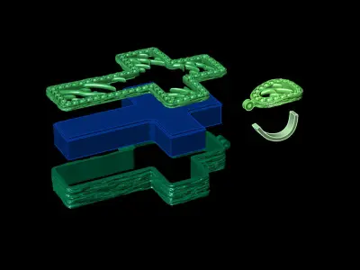 Cross G0393 3D print model