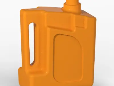 Premium Engine Oil Can 3D print model