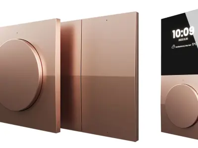 Set of switches and electronics TCL Smart Panel 3D model