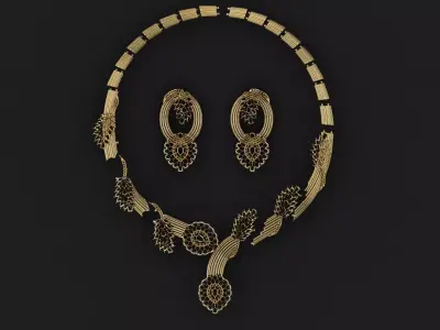 neckless set  3D model