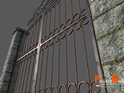 Old Gate-01A Version 002 3D model