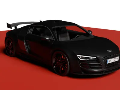 Audi R8 Blak 3D model