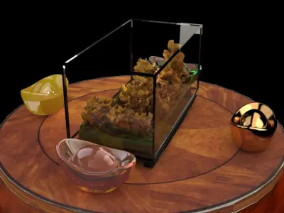 Chinese cork carved   3D model