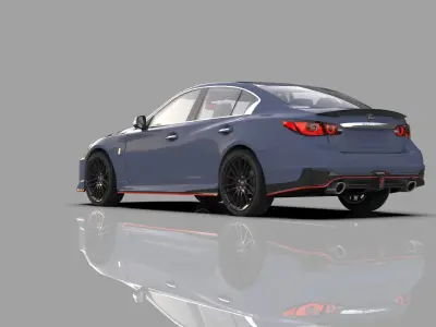 Nissan Skyline Nismo RV37 2023 HQ interior 3D model