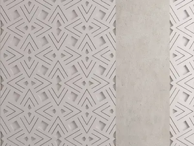 Wall Panel 1 Low-poly 3D model