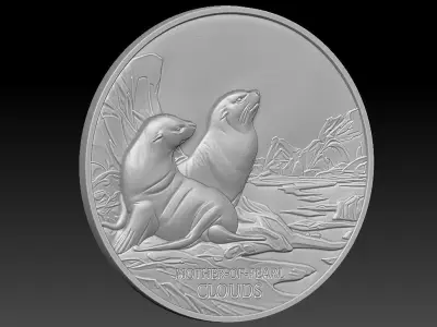 seal CNC Relief Model 3D print model