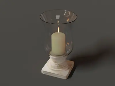 Candle holder for decoration 3D model