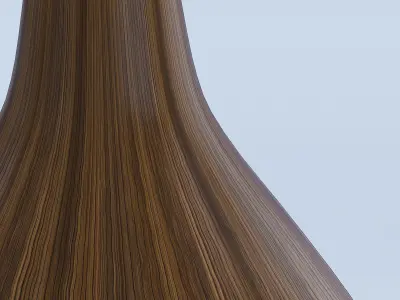 Wooden Vase 3D model