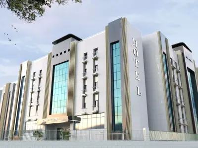 Modern Hotel Exterior 3D model