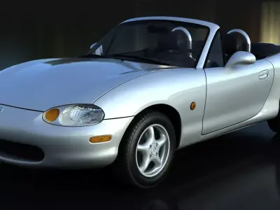 Mazda Miata MX-5 NB V-Ray 3D model