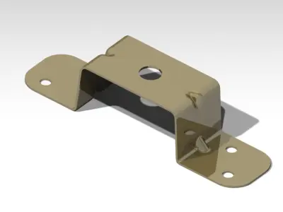 Z-Shaped Mounting Bracket  3D print model