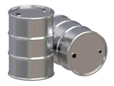 Stainless Steel Barrel 3D model