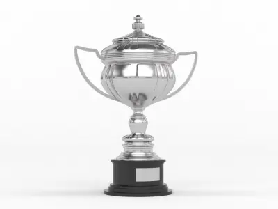 Cups Trophy 3D model 11