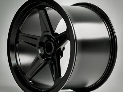 Dodge Demon Wheels Free 3D model