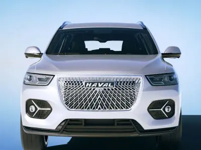 Haval H6 2021 Low-poly 3D model