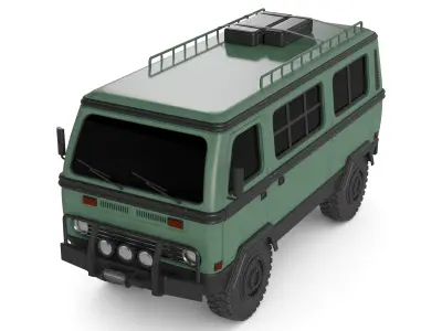 Off road Camper Van 3D model