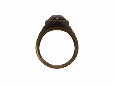 High 3d Render Artificial Signet Ring 3D model