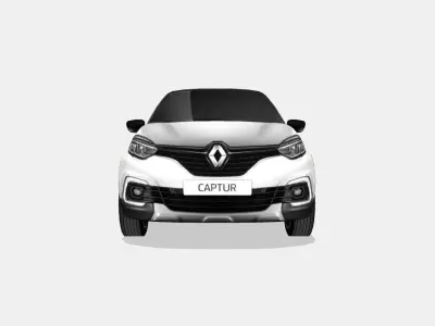 Renault Captur 2018 Low-poly 3D model