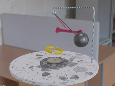 Loop pendulum animation Free low-poly 3D model