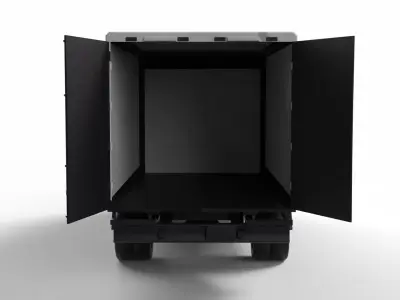 Truck Vehicle Gameready Low-poly 3D model