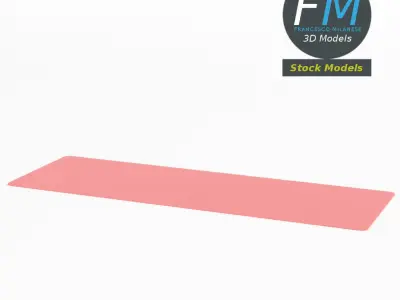 Yoga mat 3D model
