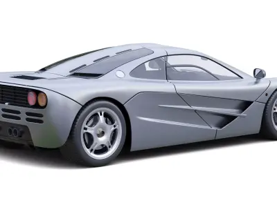 McLaren F1 3D model by blndr3d