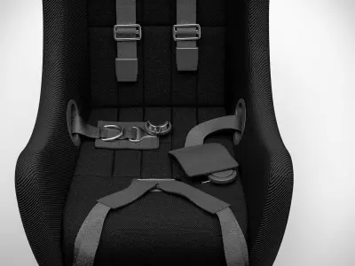 Racing Seat v3 Low-poly 3D model