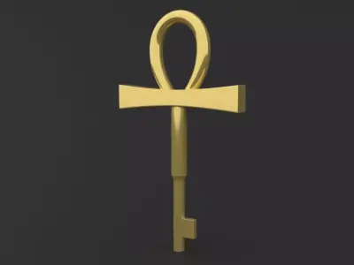 Millennium Key - Yugioh 3D Print Model 3D print model