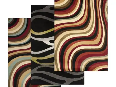 Rug Set 415 3D model