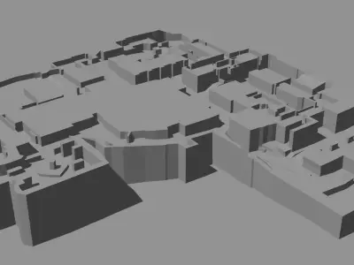 Inferno for 3d print Low Poly 3D print model