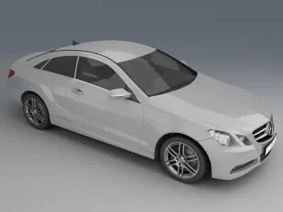 Mercedes Benz E coupe 2010 3D model