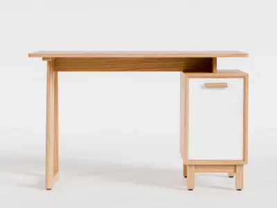 Heim Studio KATO Table Desk Low-poly 3D model