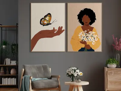 Photo Frame 172 Low-poly 3D model