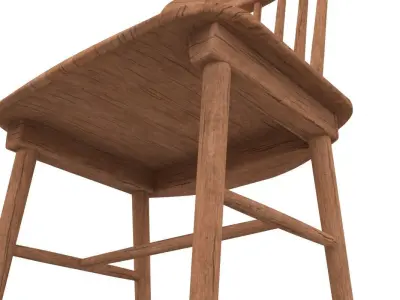 Wooden Chair 3D model
