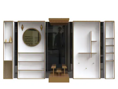 Majestic box dressing room 3D model