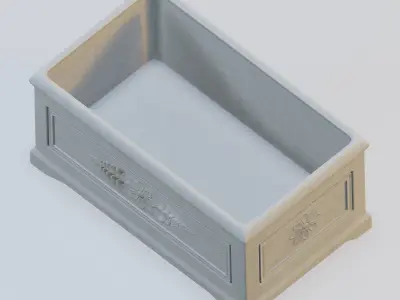 Garden urn planter42 3D model