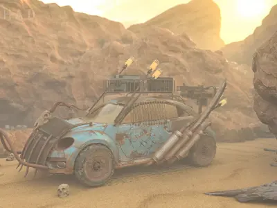 DESERT CAR 3D model