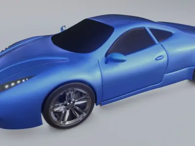 Racing Car 3D Model 3D model