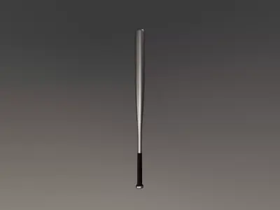 Baseball bat Low-poly 3D model