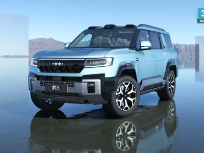 2026 BYD Denza B8 Formula Leopard8 3D model