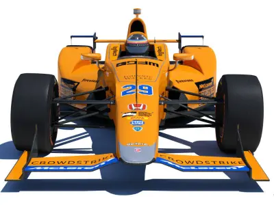 Indycar Alonso 2017 3D model