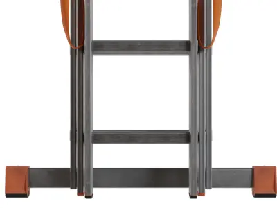 Aluminum Extension Ladder Free low-poly 3D model