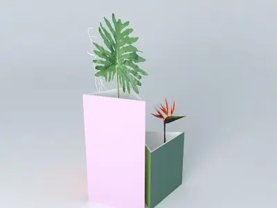 VASES for flowers Free 3D model