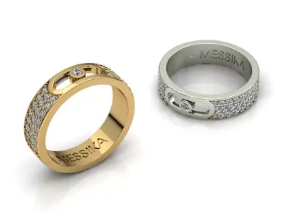 Messika Ring  3D print model