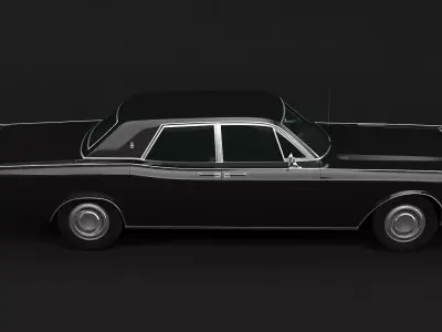 Lincoln Continental 1968 3D model